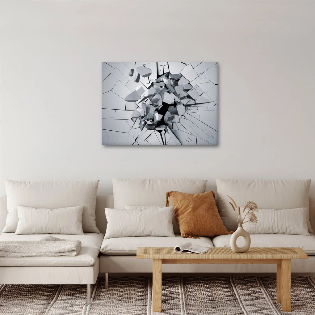 Obraz abstrakcie 3D (70x50 cm)