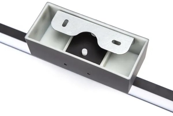 Aigostar - LED zrkadlové osvetlenie do kúpeľne LED/12W/230V 4000K 60 cm IP44 čierne