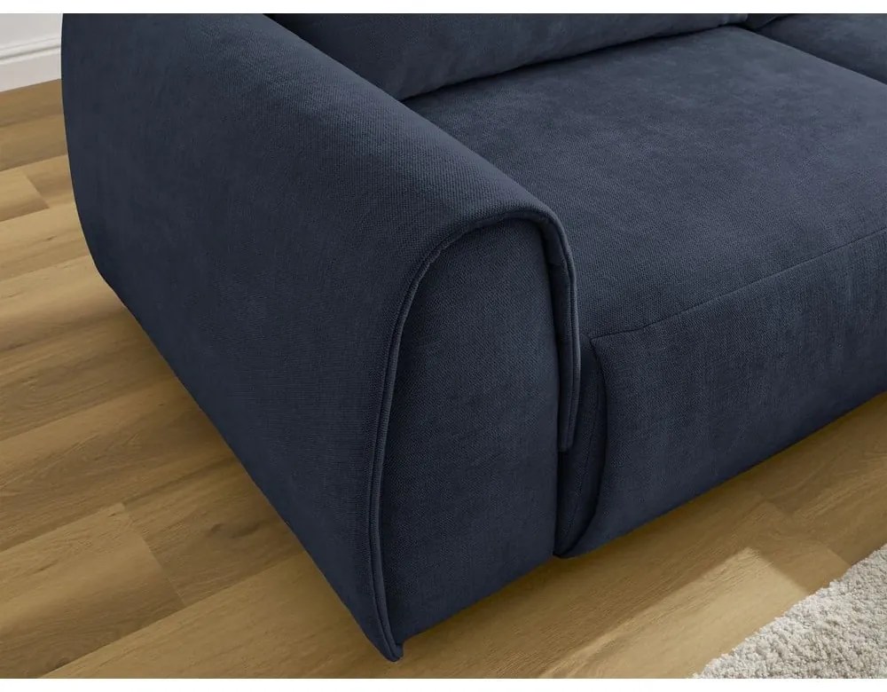 Tmavomodrá rohová pohovka Aden – Bobochic Paris