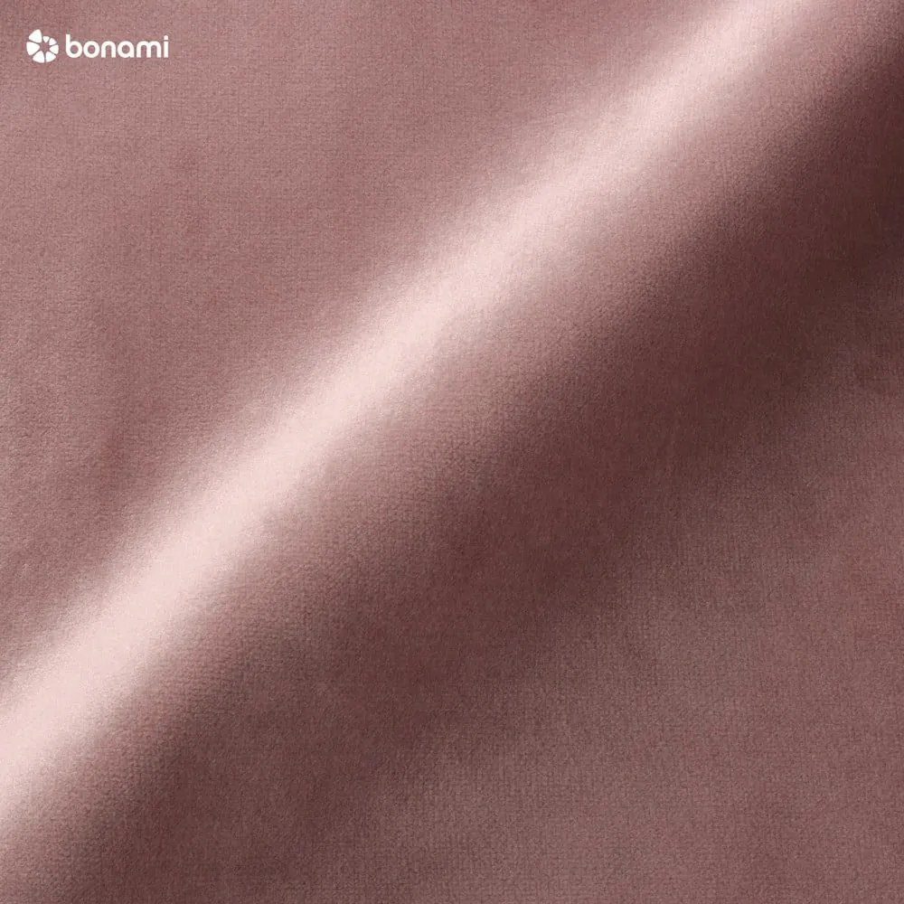 Ružové zamatové kreslo Alba – Actona