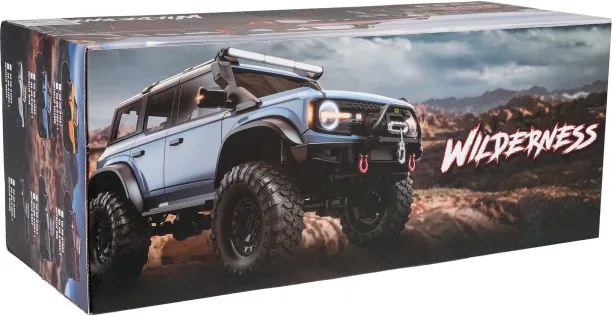 Terénne auto R/C WILDERNESS 1:10 na ovládanie sivé
