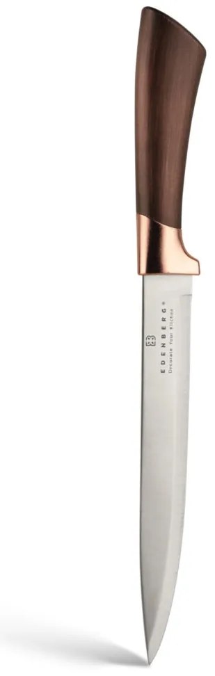 WELLHOX 6 dielna sada nožov v elegantnom stojane v medenej farbe