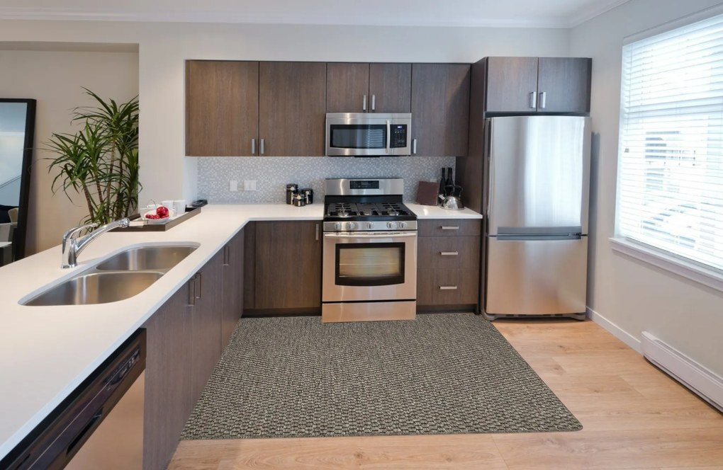 Vopi, Kusový koberec Nature hnedý štvorec, 400x400, hnedá, chodba / predsieň