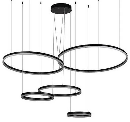 LED Stmievateľný luster na lanku LED/220W/230V 3000-6500K + diaľkové ovládanie