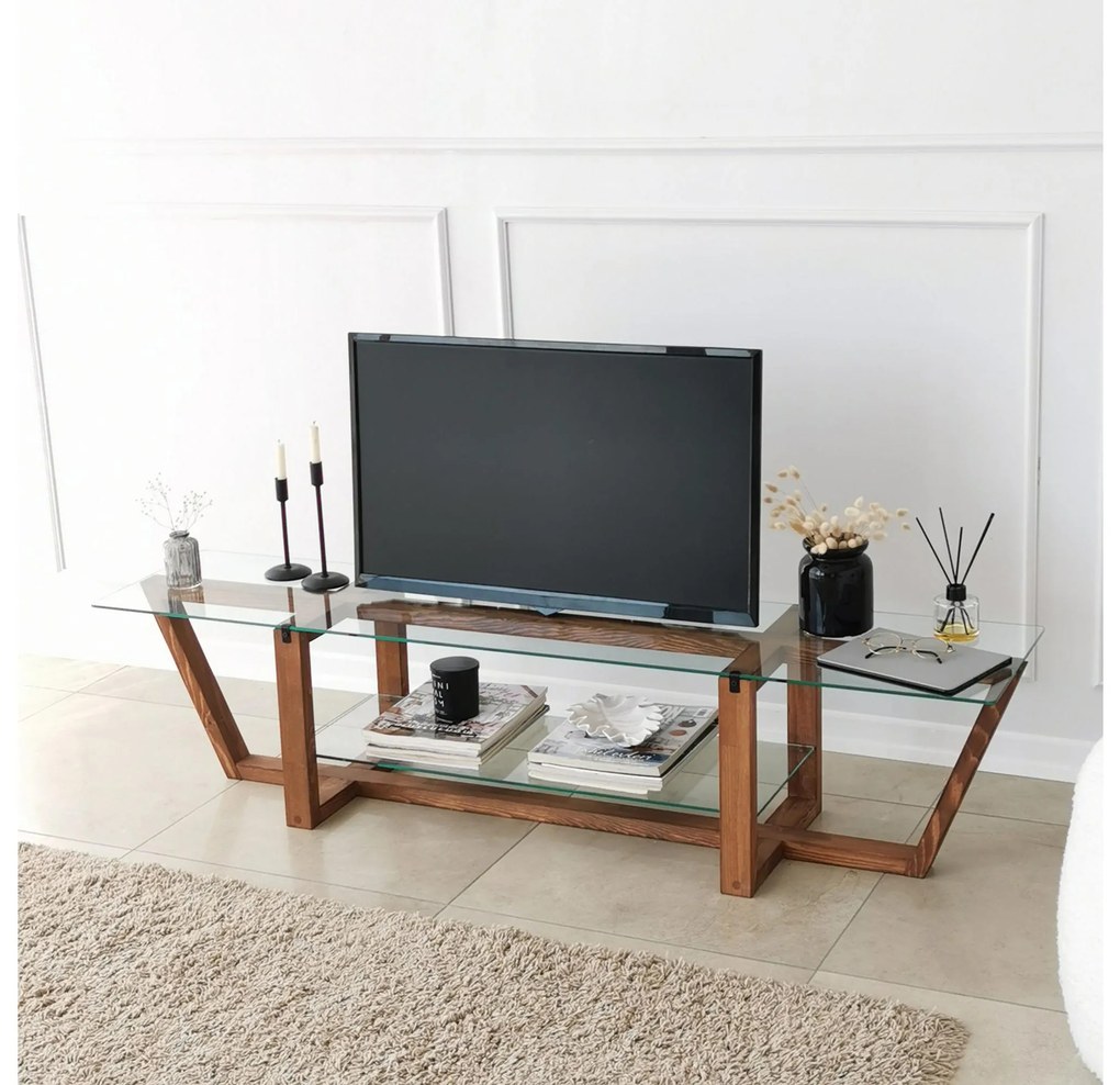 TV stolík Putilo (orech) . Akcia -18%. Vlastná spoľahlivá doprava až k Vám domov. 1095531