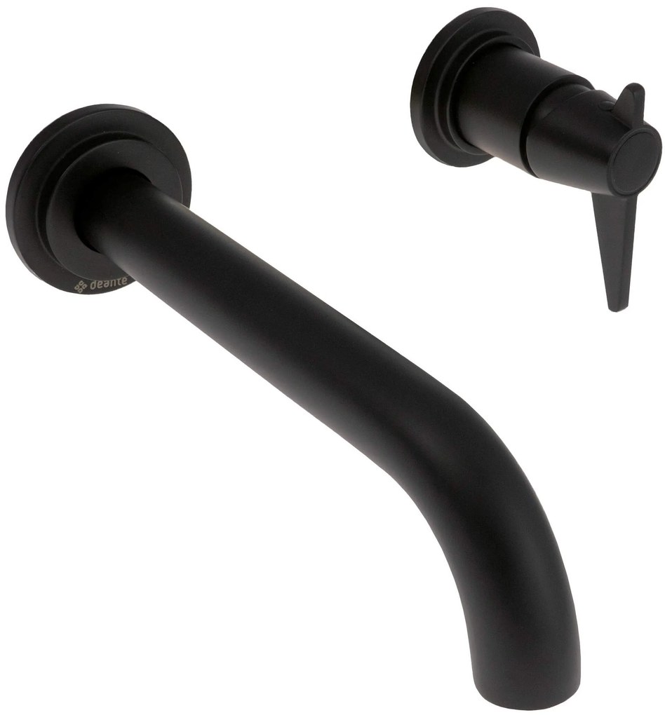 Deante Temisto, umývadlová batéria pod omietku, čierna matná, DEA-BQT_N54L