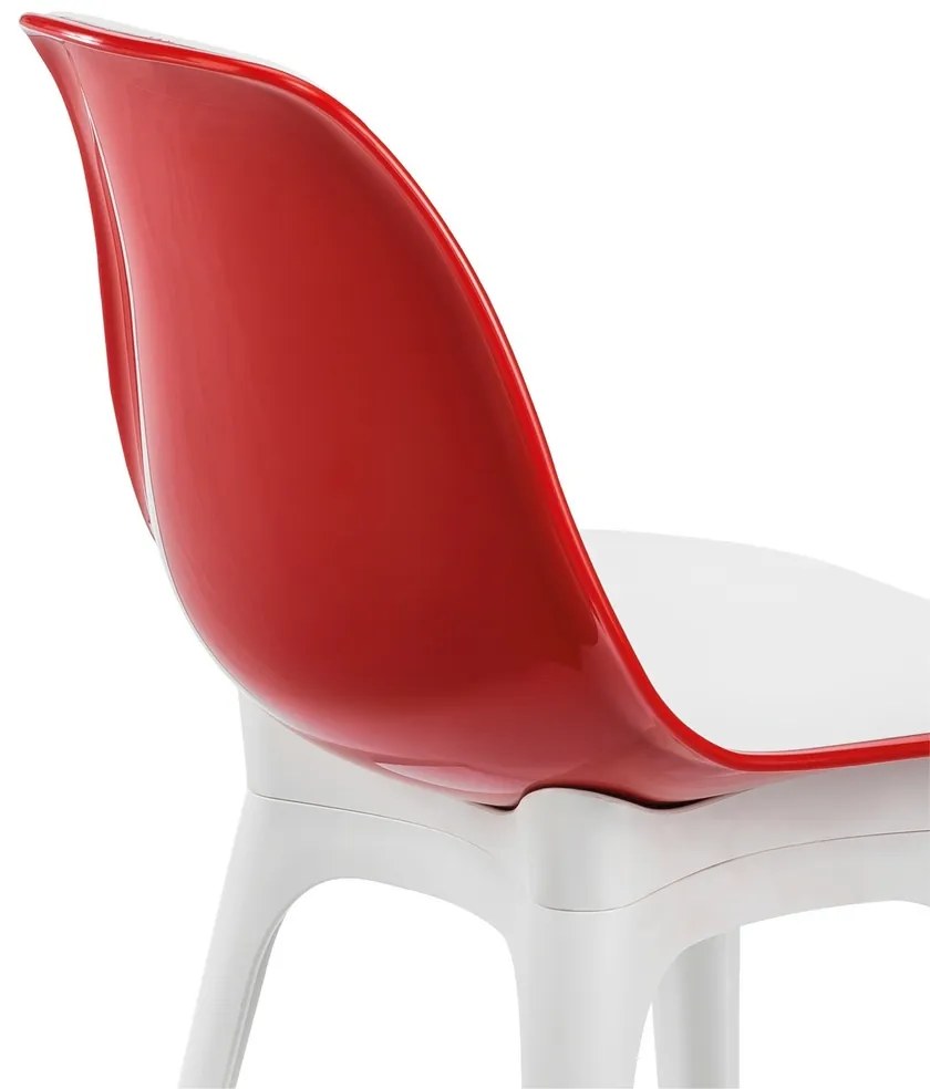 Sada jedálenských stoličiek Eos White, 2 ks