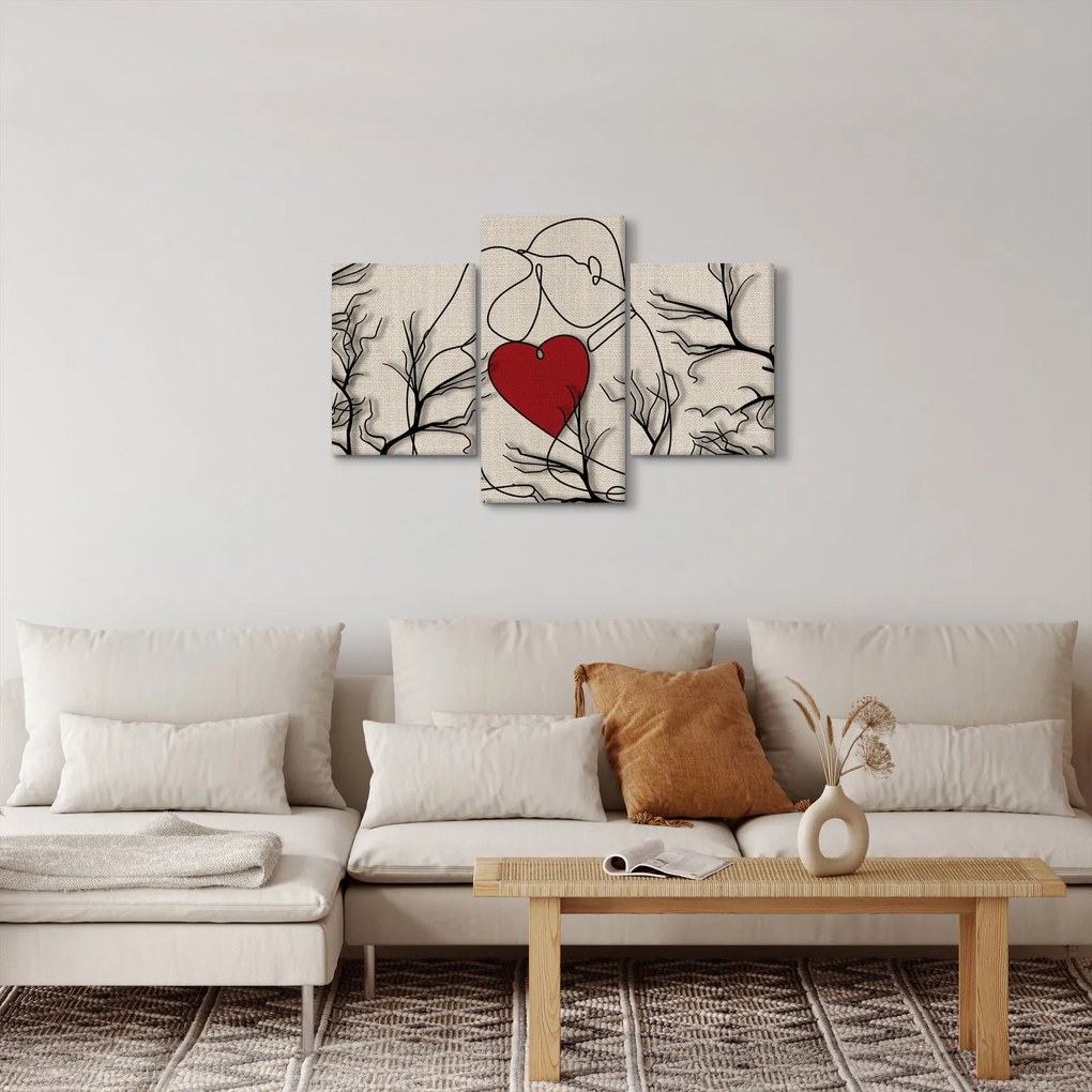 Obraz - Zamilovaný pár (90x60 cm)