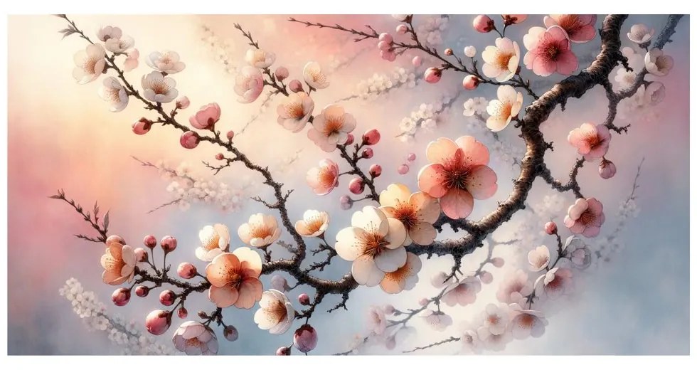 Obraz rozkvitnutá sakura