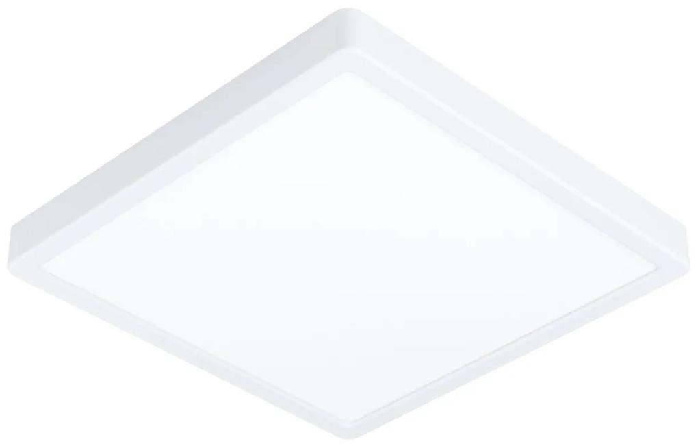 EGLO LED prisadené osvetlenie FUEVA 5, 20W, teplá biela, 28,5x28,5cm, hranaté, biele