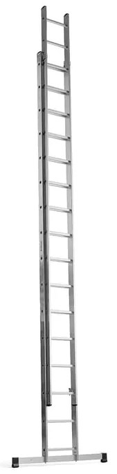Výsuvný rebrík EVEREST, 2x16 schodíkov, výška 7700 mm