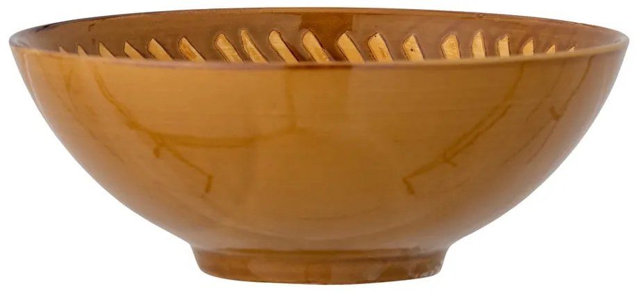 Hnedá miska z kameniny 860 ml Heikki – Bloomingville