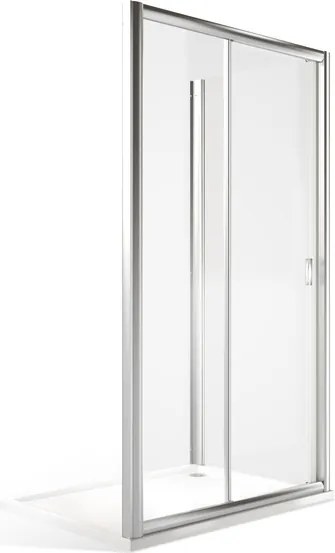 Roltechnik Outlet Obdĺžnikový sprchový kút MD2+MB - bez vaničky ROTH-Variant: šírka dverí: 130 cm, šírka pevnej steny: 100 cm - (MD2-130_MB100), ROTH…