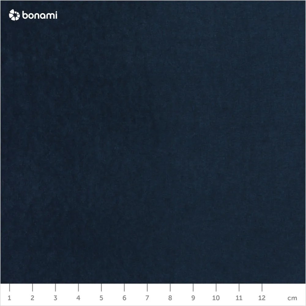 Tmavomodrá zamatová rozkladacia pohovka Milo Casa Luca