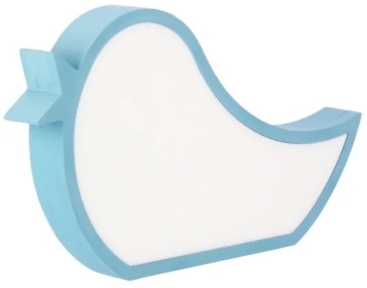 LED detská stolná lampa BIRD LED/12W/230V modrá