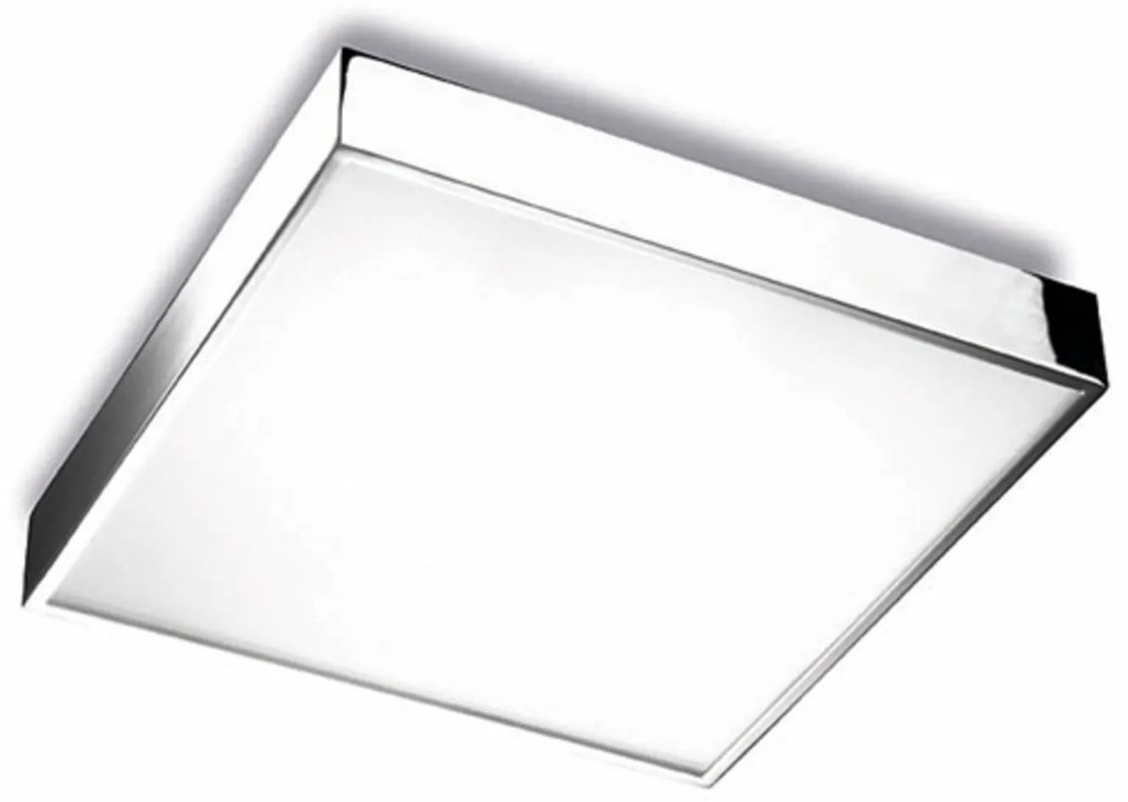 Stropné svietidlo Apolo, IP44, 35 cm, chróm