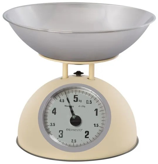 ERNESTO® Mechanická kuchynská váha EKWC 5 A2 (krémová) (100304189)