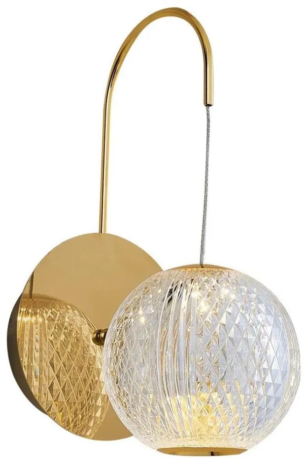 Asir LED nástenné svietidlo CREMONA LED/5W/230V 3000K zlaté 414LRC1390