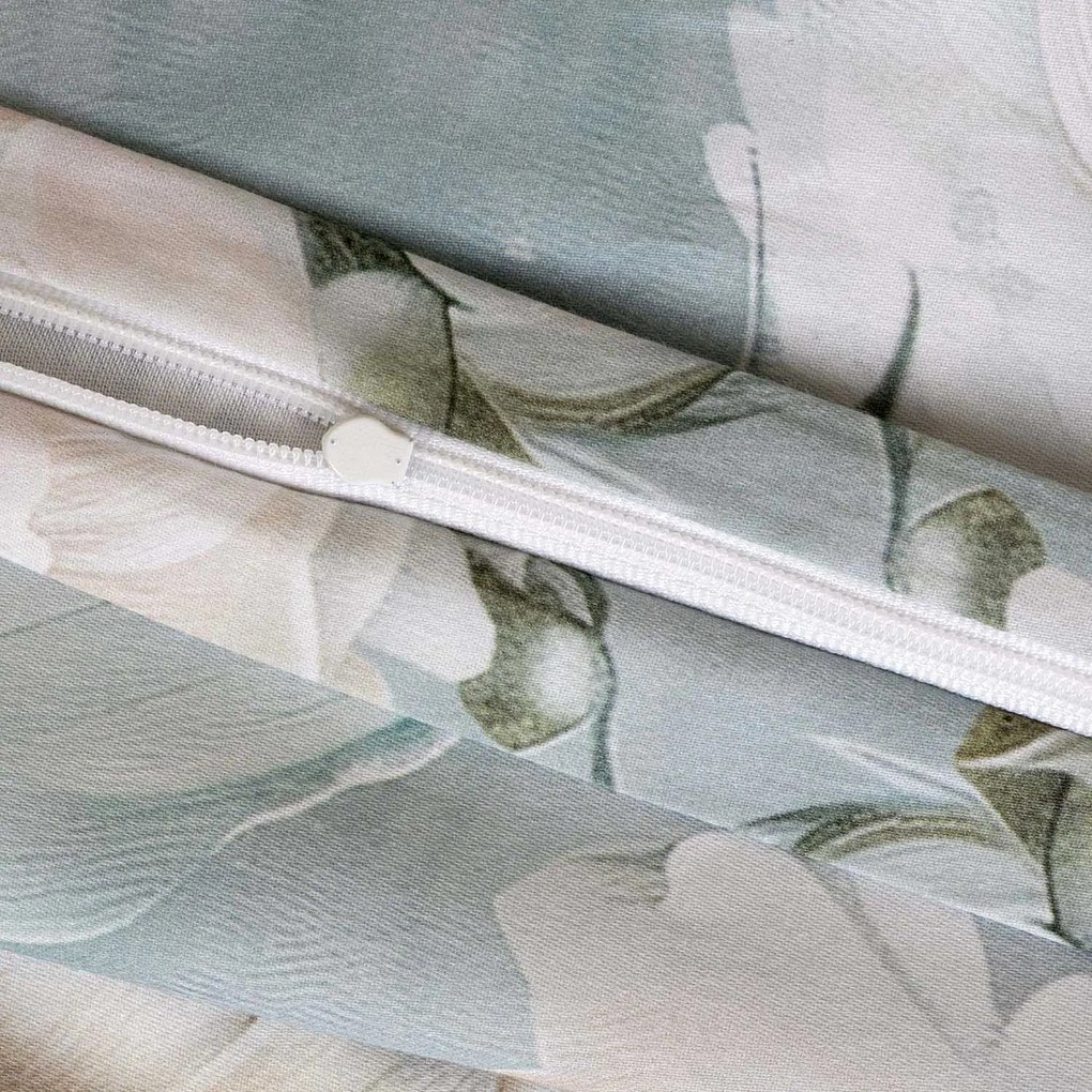 SATÉNOVÉ OBLIEČKY LUXURY HAVIN 200X220 CM, 2KS 70X80 CM KVETY