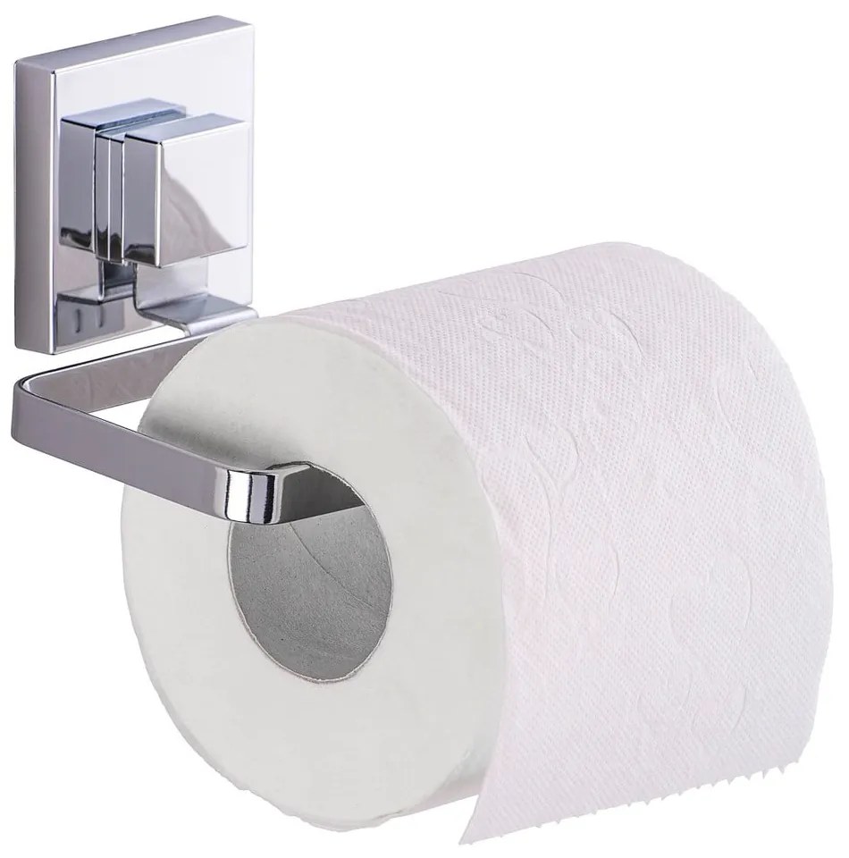 Samodržiaci držiak na toaletný papier Wenko Vacuum-Loc Quadrio, nosnosť až 33 kg