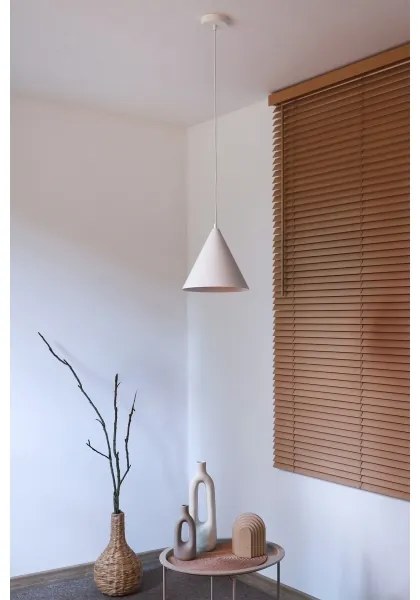 Duolla - Závesný luster na lanku IRONLINE 1xG9/3W/230V, pr. 25 cm, biela