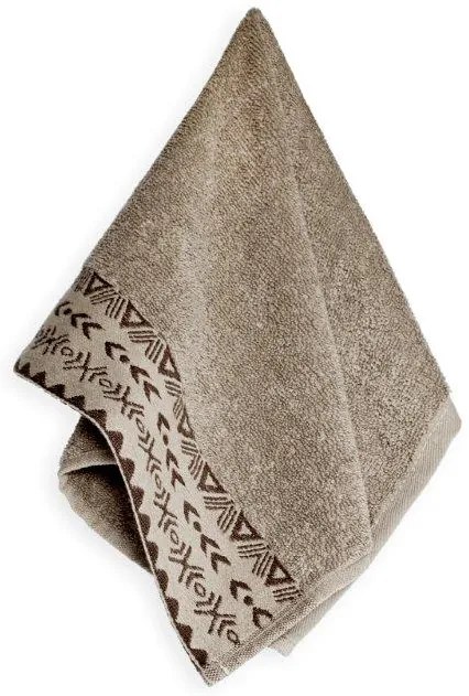 Bavlnený uterák Driada 30x50 cm orechový