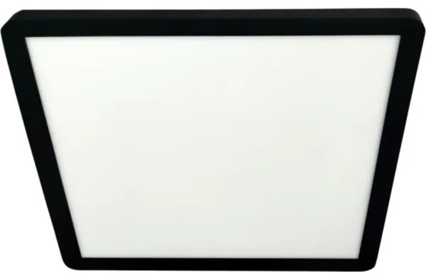 LED Stropné svietidlo LED/24W/230V 3000/4000/6500K 30x30 cm čierna