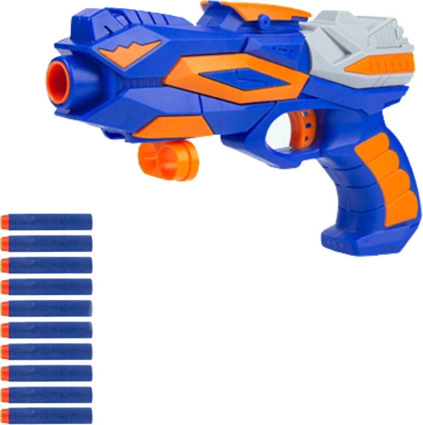 LEAN Toys Arkádová hra Gun Penové šípy Elektronický štít Counter