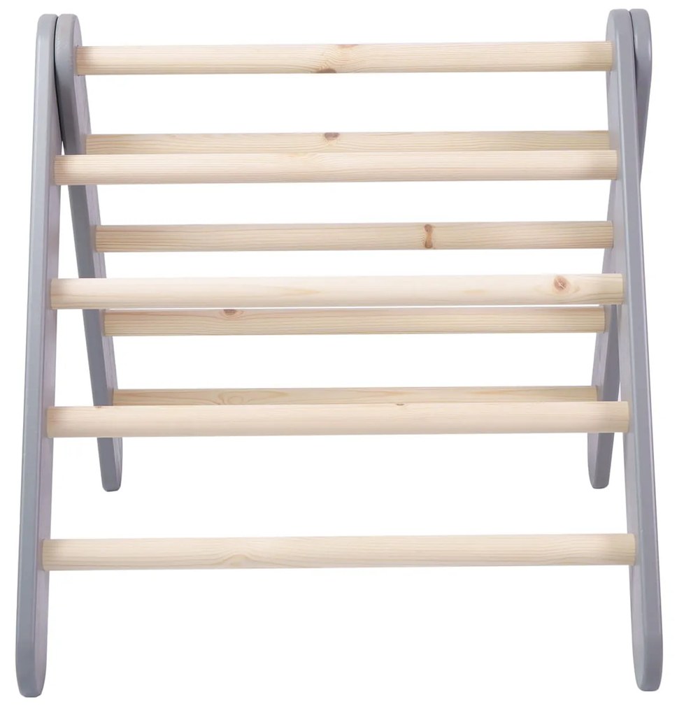 Drevený Montessori rebrík pre deti, Gray