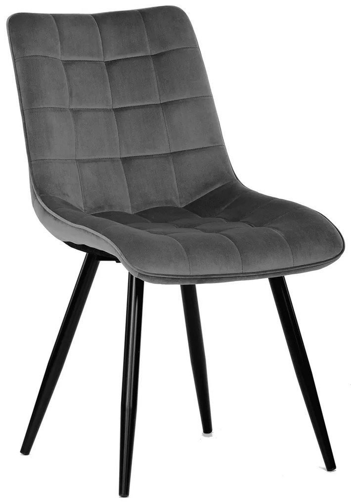 Súprava jedálenských stoličiek CT-384 GREY4, 4 ks