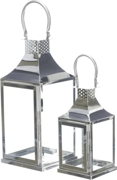 Set dvoch lampášov strieborný LUC313 (2 ks)