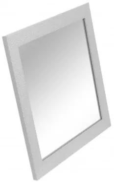 Zrkadlo GLAMOUR/B, Biela 40x40 cm