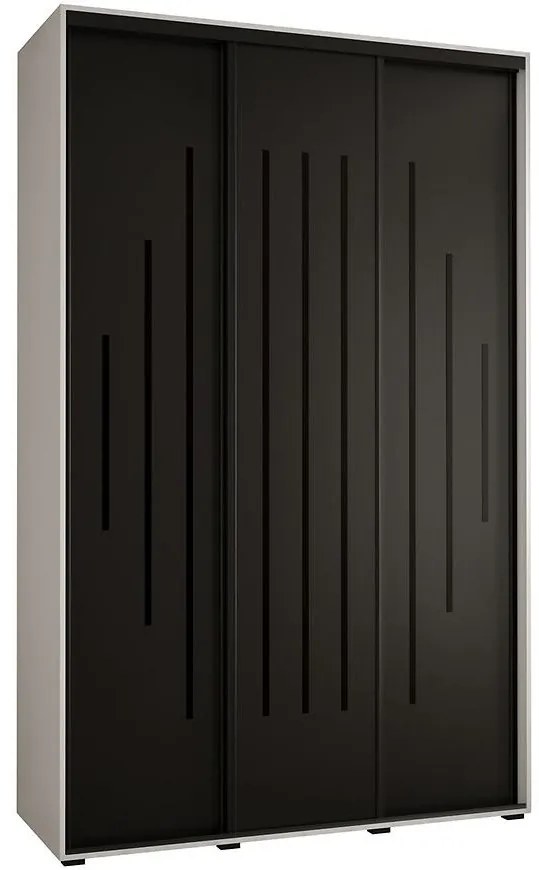 Skriňa 45 Canaris 12 160 biela/čierna/čierna