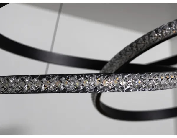 LED stmievateľný závesný luster na lanku LED/90W/230V 3000-6500K pr. 47 cm + diaľkové ovládanie