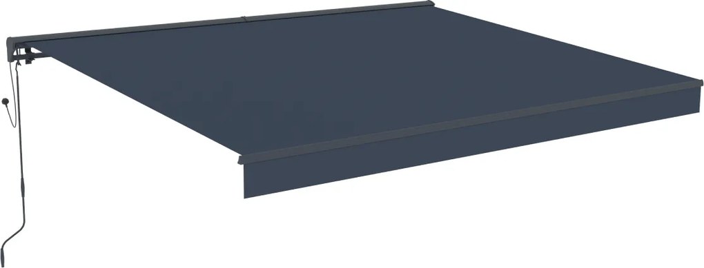 Elektrická markíza BestBerg BBSU-E395CG / 395 × 300 cm / sivá
