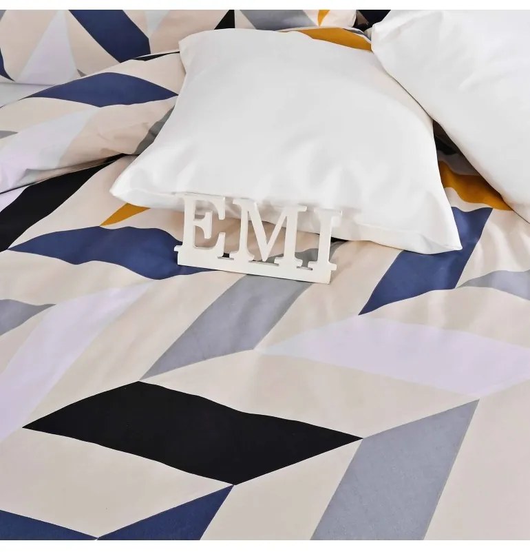 Obliečky bavlnené Bakum EMI, Štandardný set jednolôžko obsahuje 1x 140x200 + 1x 70x90