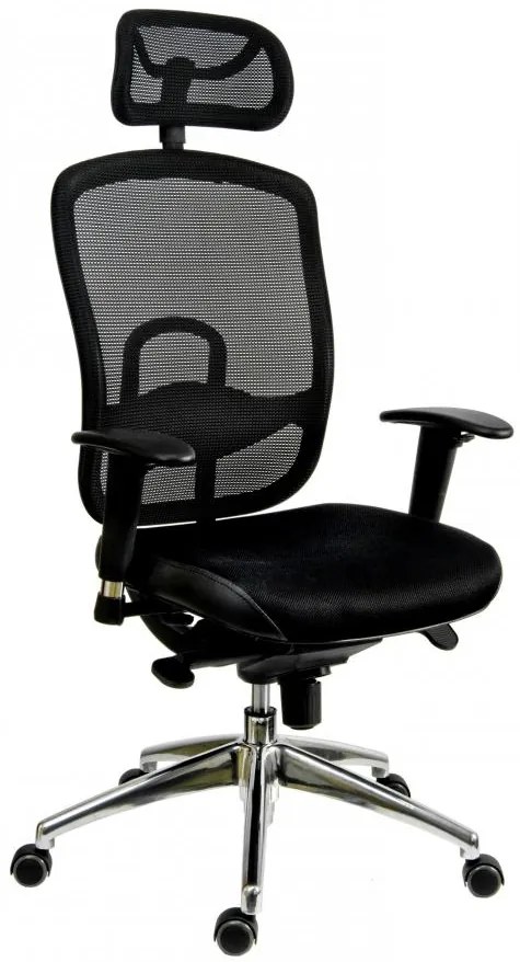 ANTARES Kancelárska stolička OKLAHOMA PDH čierna