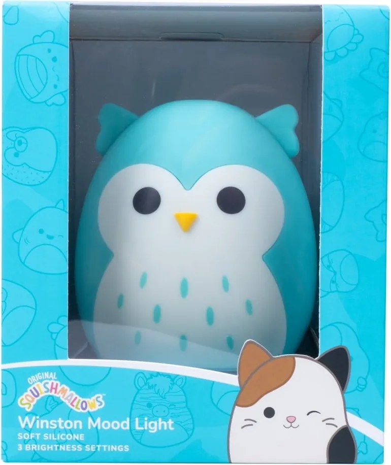 Modré detské nočné svietidlo Fizz Winston – SQUISHMALLOWS