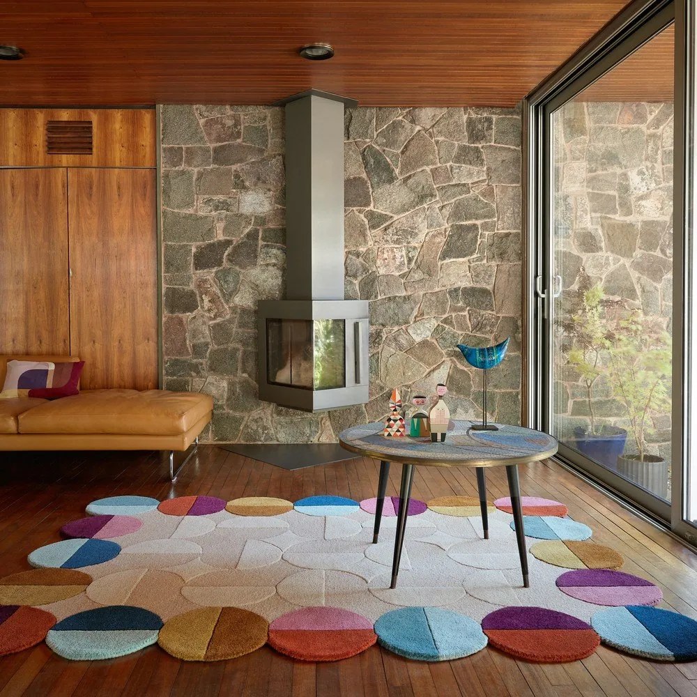 Béžový ručne tkaný vlnený koberec 120x170 cm Mia Textured Scallop – Flair Rugs