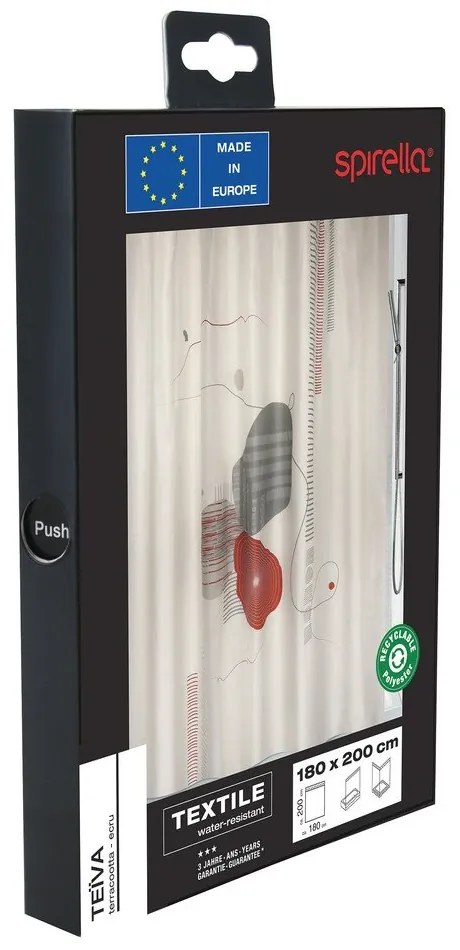 Sprchový záves 180x200 cm Teiva – Spirella