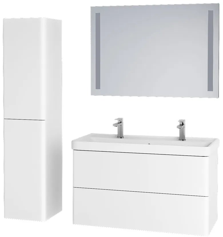 Mereo Mereo, Siena, kúpeľňová skrinka 155 cm vysoká, L/P, MER-CN444LP
