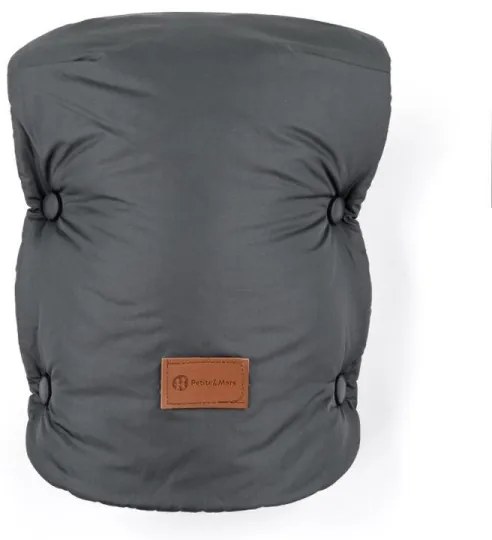 PETITE&MARS - SADA Detský fusak 3v1 JIBOT + rukávniky na kočiar JASIE šedá