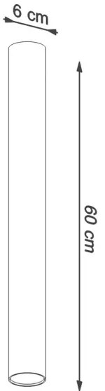 Sollux SL.0999 - Bodové svietidlo LAGOS 1xGU10/10W/230V 60 cm biela