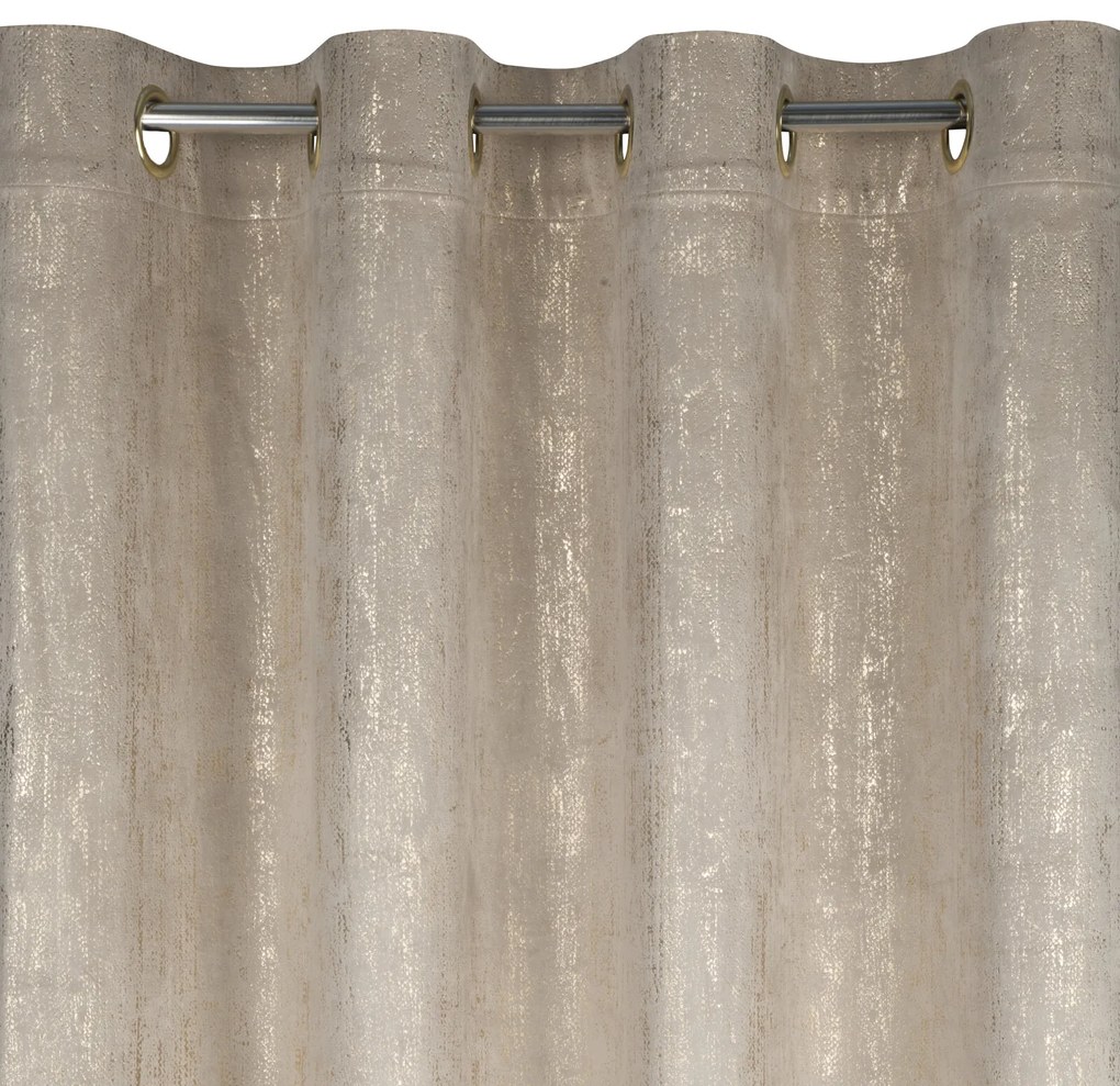 EUROFIRANY ZATEMŇOVACÍ ZÁVES NA KRÚŽKOCH DARA 140X250 CM VZOROVANÁ