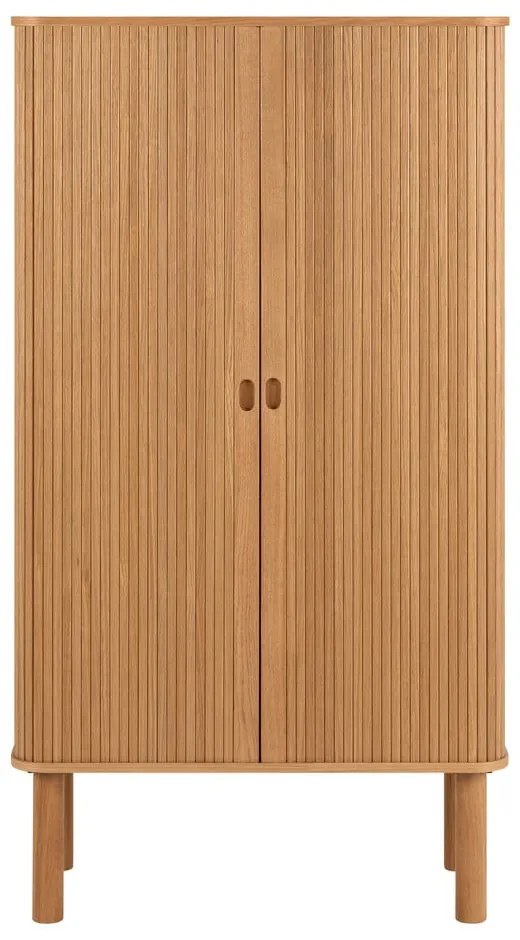 Skrinka v dekore duba s posuvnými dverami v prírodnej farbe 80x145 cm Langley – Actona