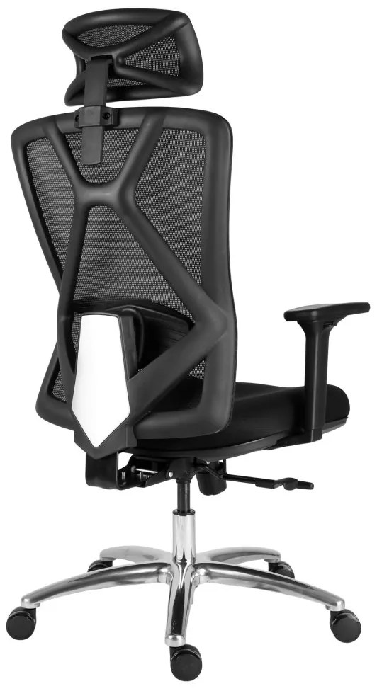 Kancelárska ergonomická stolička Neoseat VIBE — čierna, nosnosť 150 kg