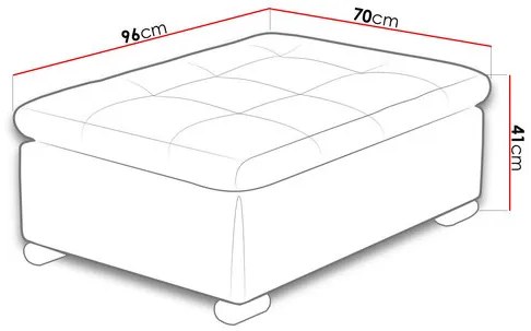 Taburetka Talina veľká (ekokoža soft 011 + enzo 162). Vlastná spoľahlivá doprava až k Vám domov. 1053888