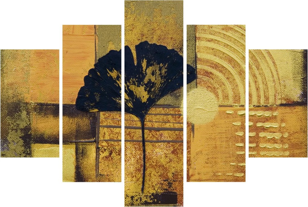 Obraz - List ginkgo (150x105 cm)