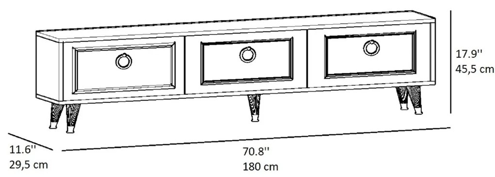 TV stolík Sona White