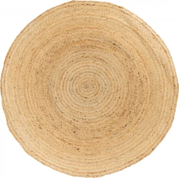 TA Koberec 704 HNEDÁ OKRÚHLA JUTA Rozmer: 200x200 cm